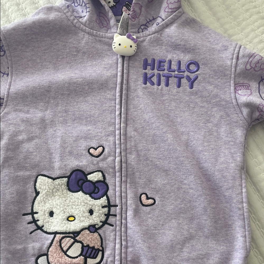 Hello Kitty Lavender Zip-Up Jacket💟